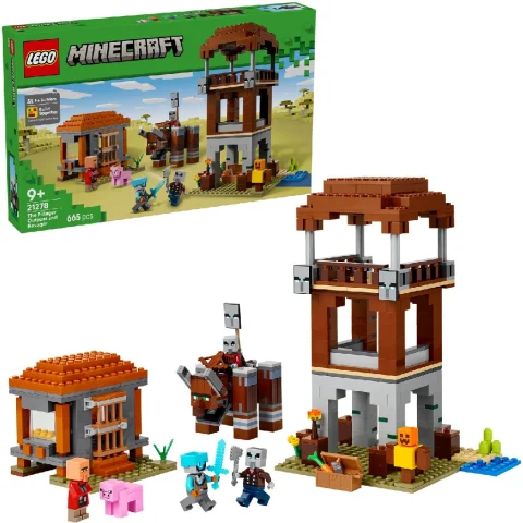Lego 21278 Minecraft Pillager Outpost And Ravager