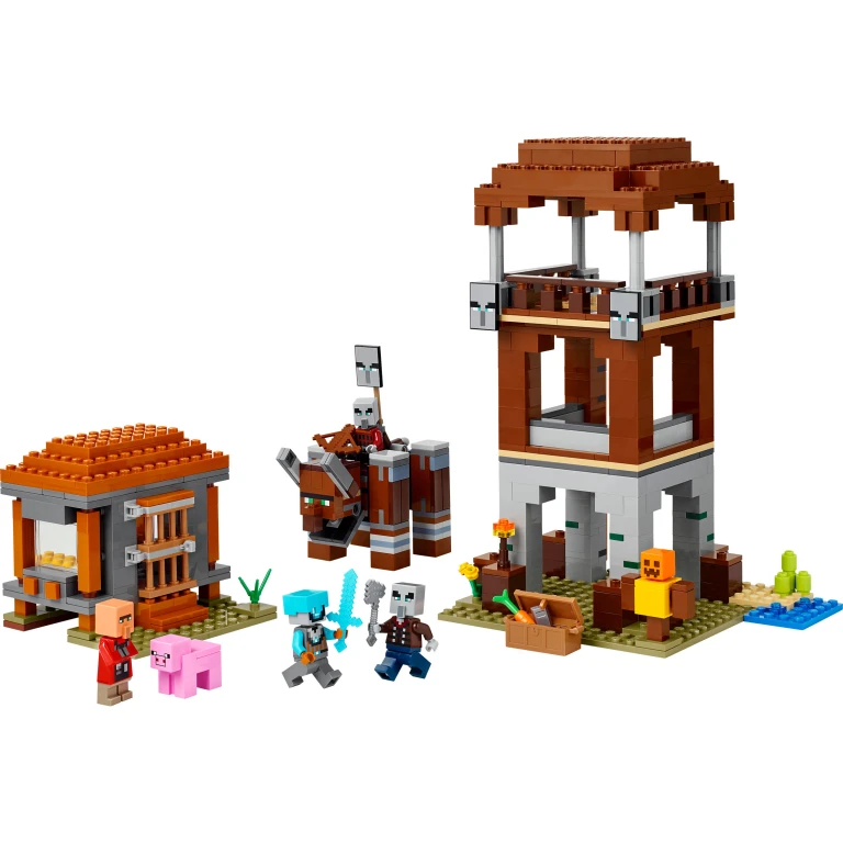 LEGO Minecraft Plunderaar Buitenpost en Verwoester - 1 stuk