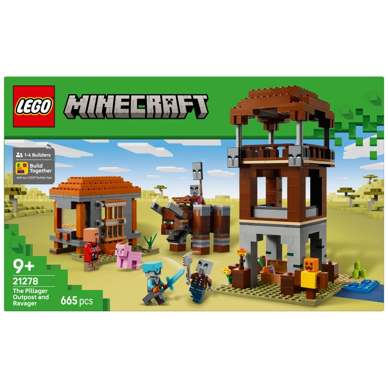 LEGO Minecraft Plunderaar Buitenpost en Verwoester - 1 stuk