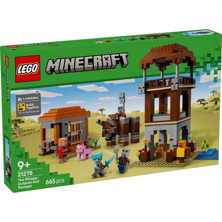 LEGO Minecraft Plunderaar Buitenpost en Verwoester - 1 stuk