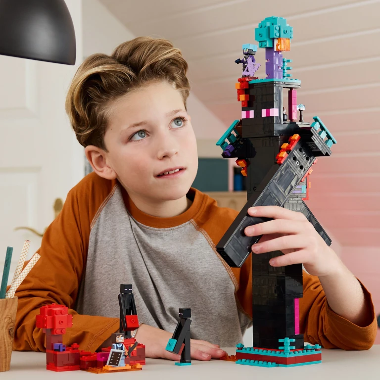 Lego Minecraft The Enderman Tower Bouwset - 1 stuk