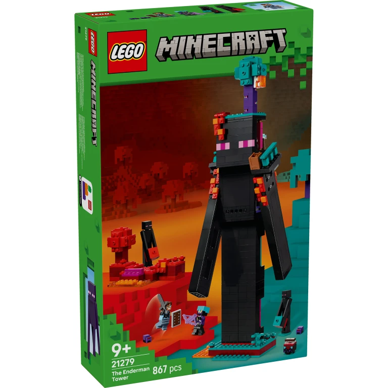 Lego Minecraft The Enderman Tower Bouwset - 1 stuk