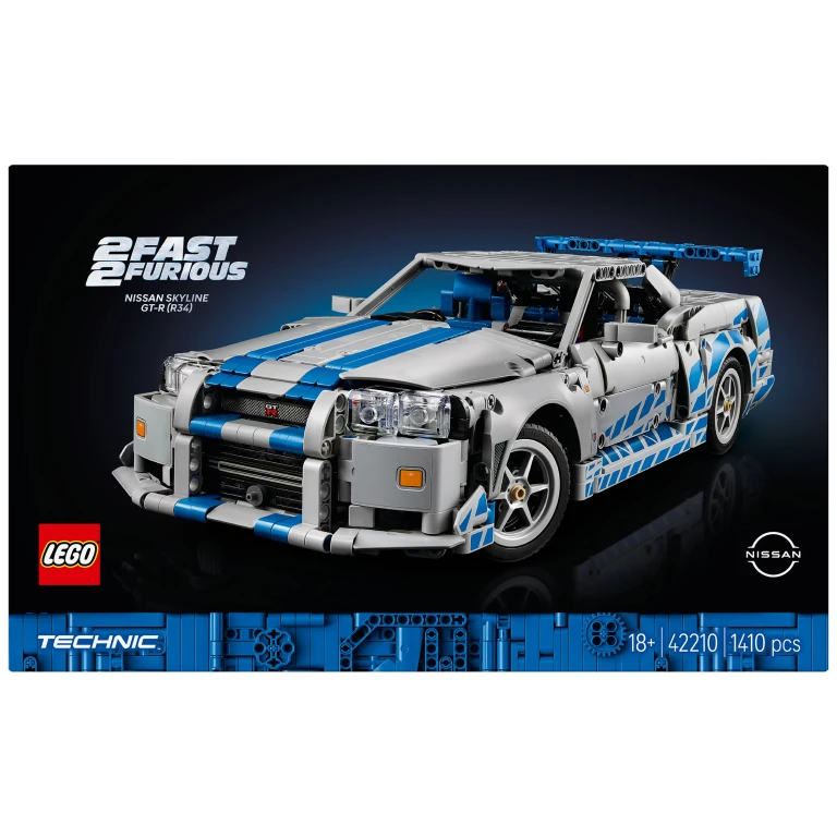 LEGO Technic 2 Fast 2 Furious Nissan Skyline GT-R (R34) - 1 stuk