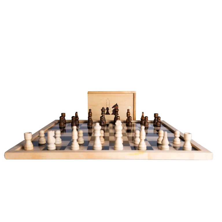 Clown Games Schaakstukken Set van 32 Stuks - FSC Hout