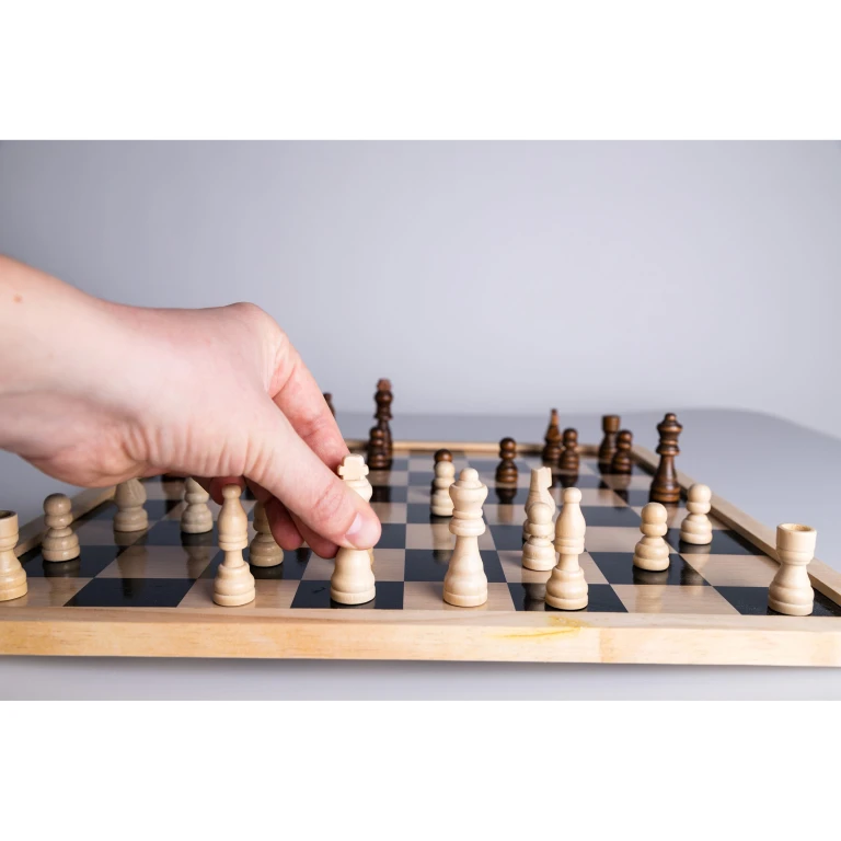 Clown Games Schaakstukken Set van 32 Stuks - FSC Hout