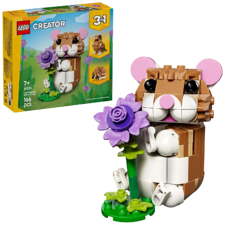 Lego Creator 3in1 Schattige Hamster bouwspeelset - 1 stuk