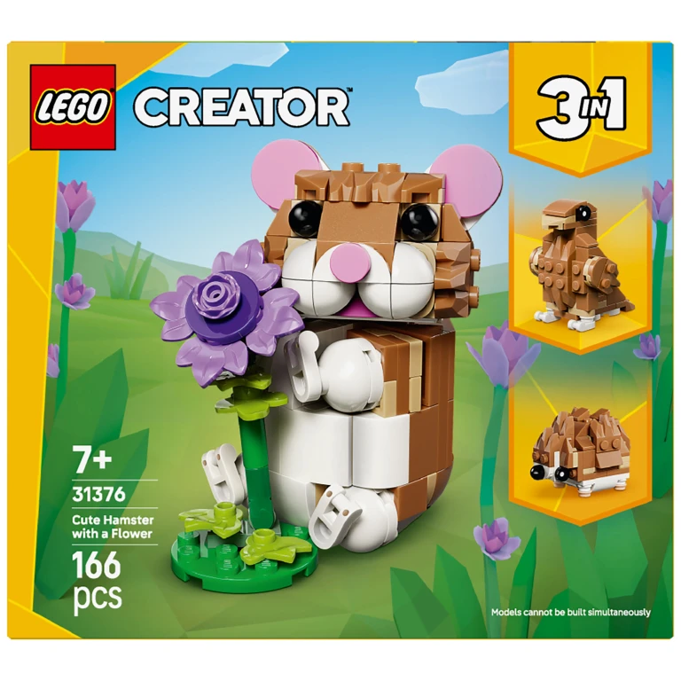 Lego Creator 3in1 Schattige Hamster bouwspeelset - 1 stuk