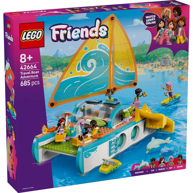 LEGO Friends Avontuurlijke Bootreis Bouwset - 1 stuk