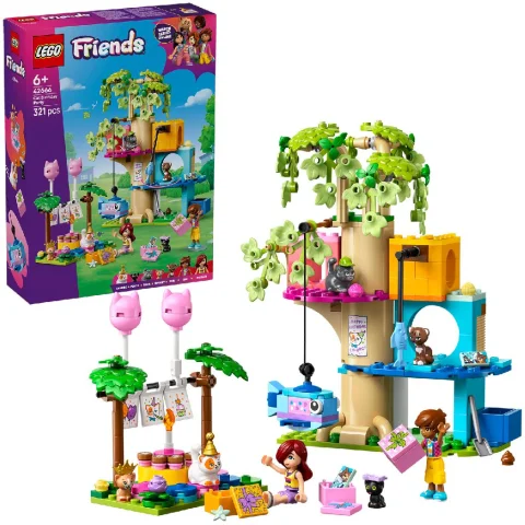 Lego 42666 Friends Kattenverjaardagsfeest+Boomhut