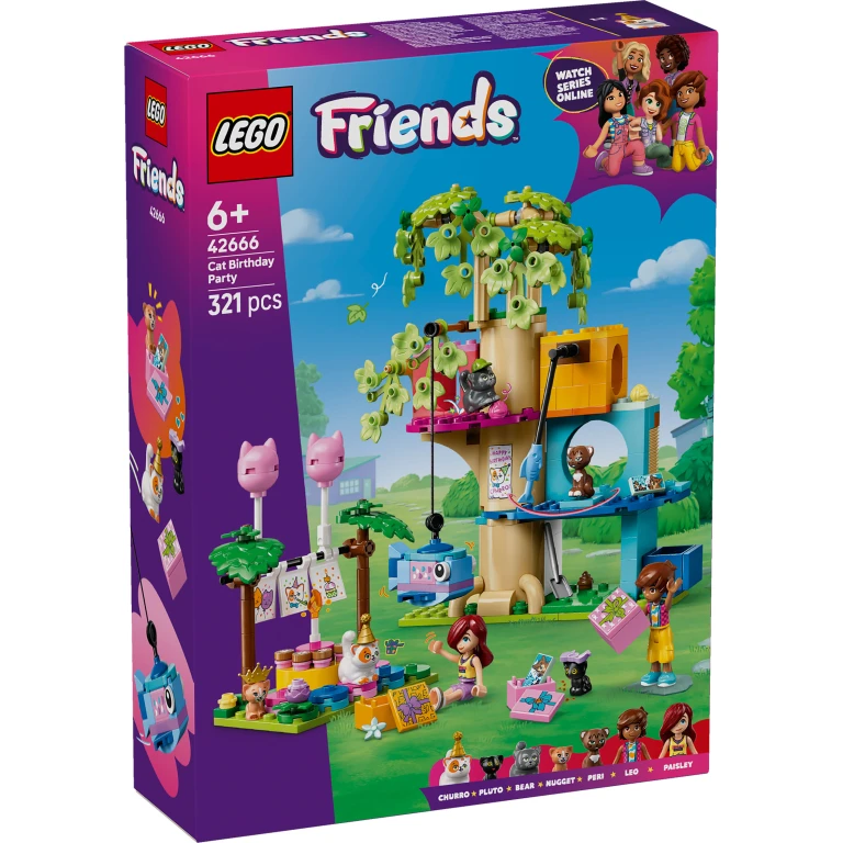 Lego Friends Kattenverjaardagsfeest met Boomhut - 1 stuk