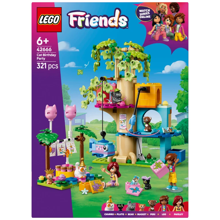 Lego Friends Kattenverjaardagsfeest met Boomhut - 1 stuk
