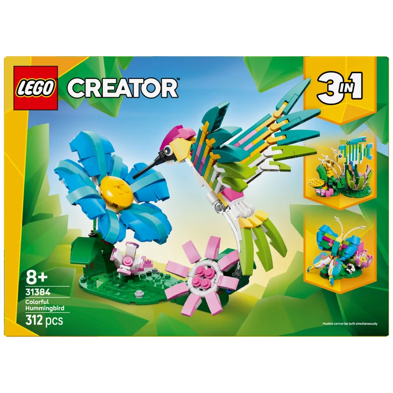 Lego Creator Kleurrijke Kolibrie Bouwset - 1 stuk