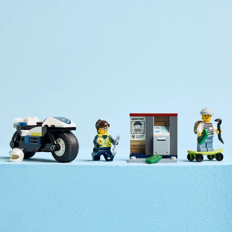 Lego City Police Achtervolging Politiemotor - 1 stuk