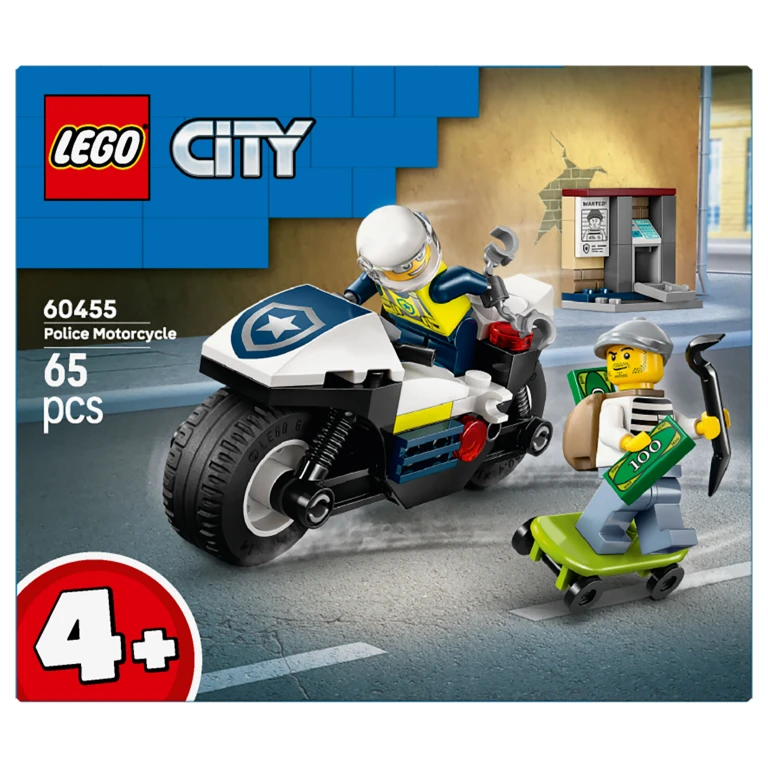 Lego City Police Achtervolging Politiemotor - 1 stuk