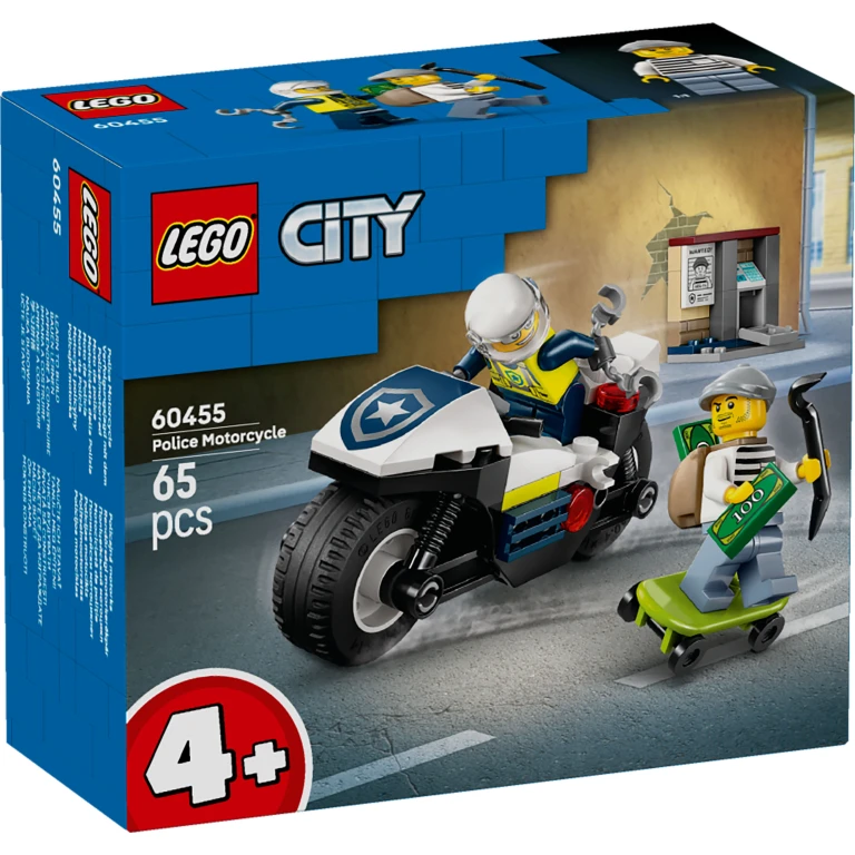 Lego City Police Achtervolging Politiemotor - 1 stuk