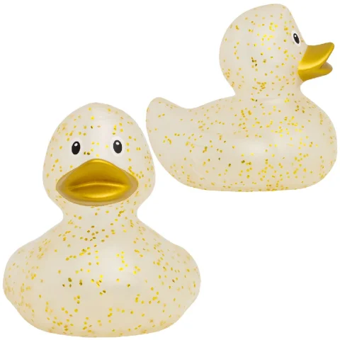 Lilalu Glitter Gold Badeend