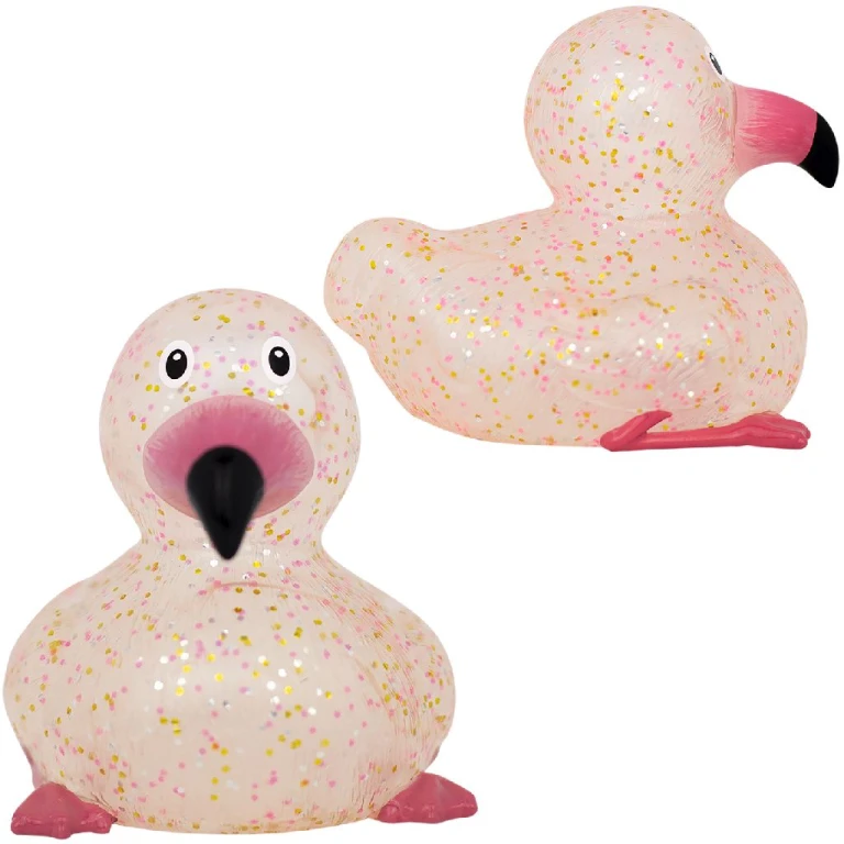 Lilalu Flamingo Badspeeltje Zilver - 1 stuk