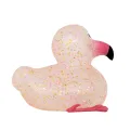 Lilalu Glitzer Flamingo Badeend
