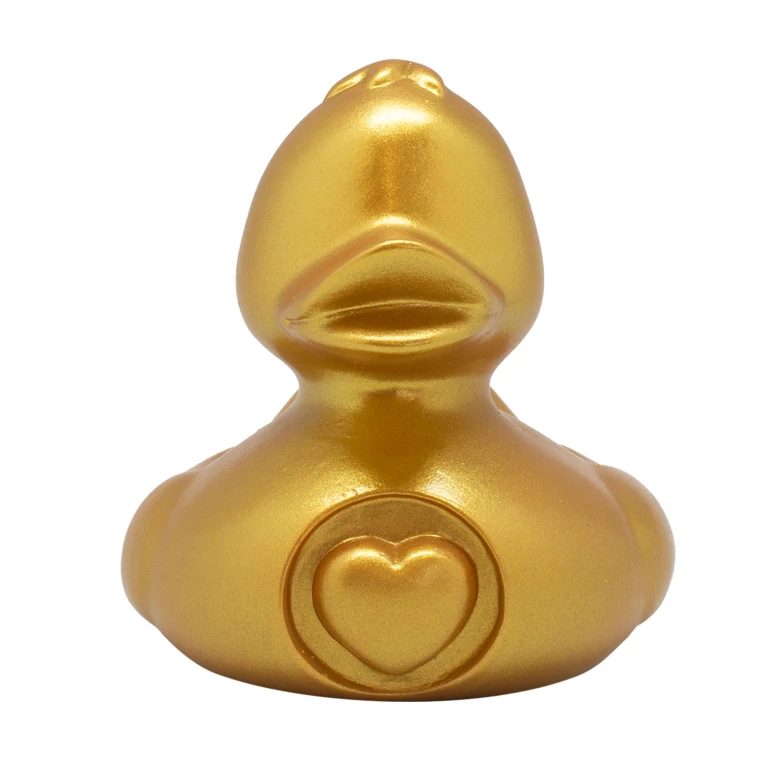 Lilalu My Heart Gold Badeend - Goud - 1 stuk