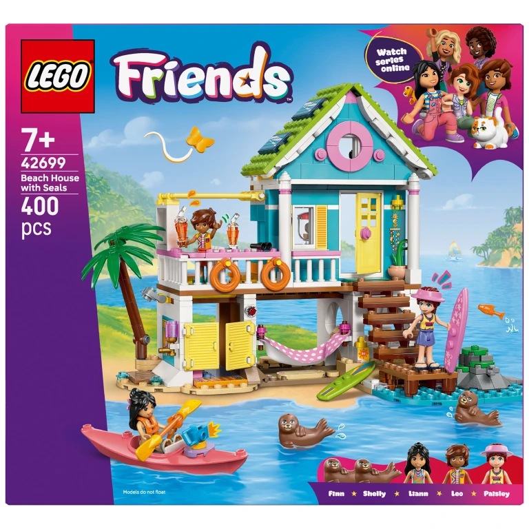 Lego Friends Strandhuis Met Zeehonden - 1 stuk