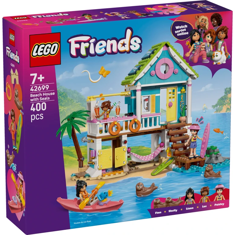 Lego Friends Strandhuis Met Zeehonden - 1 stuk