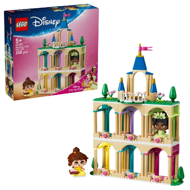 LEGO Disney Princess Mini Belle en Tiana Bouwset met Kasteel - 1 stuk