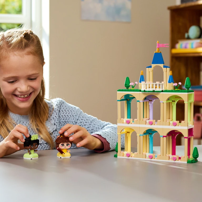 LEGO Disney Princess Mini Belle en Tiana Bouwset met Kasteel - 1 stuk