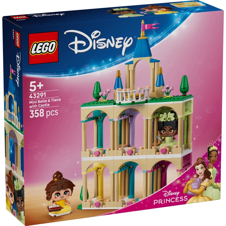 LEGO Disney Princess Mini Belle en Tiana Bouwset met Kasteel - 1 stuk