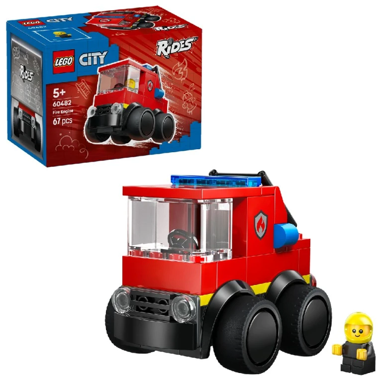 LEGO City Brick Rides Brandweerwagen - 1 stuk