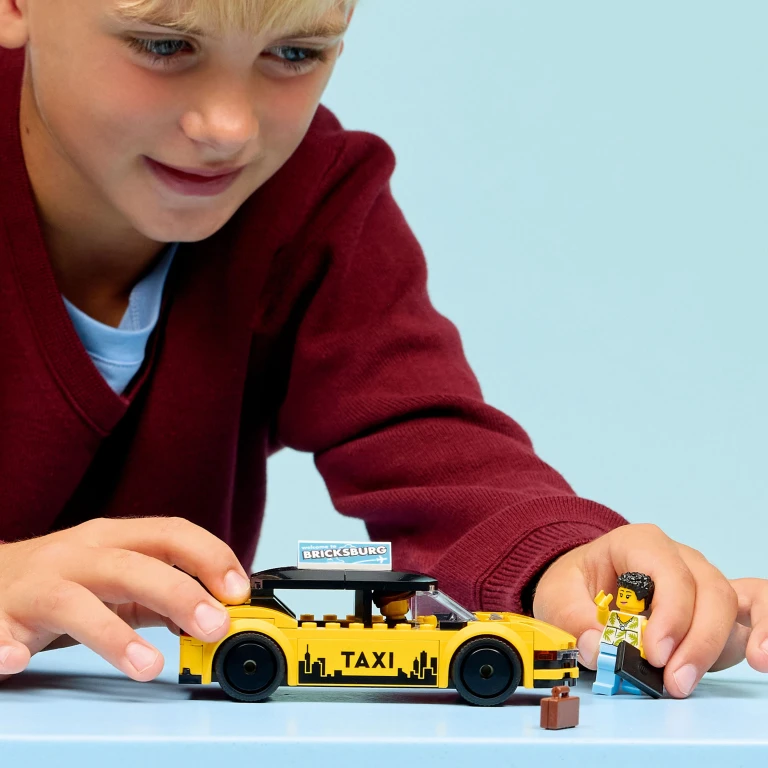 LEGO City Gele Taxi Bouwset - 1 stuk