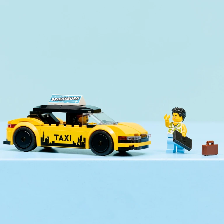 LEGO City Gele Taxi Bouwset - 1 stuk