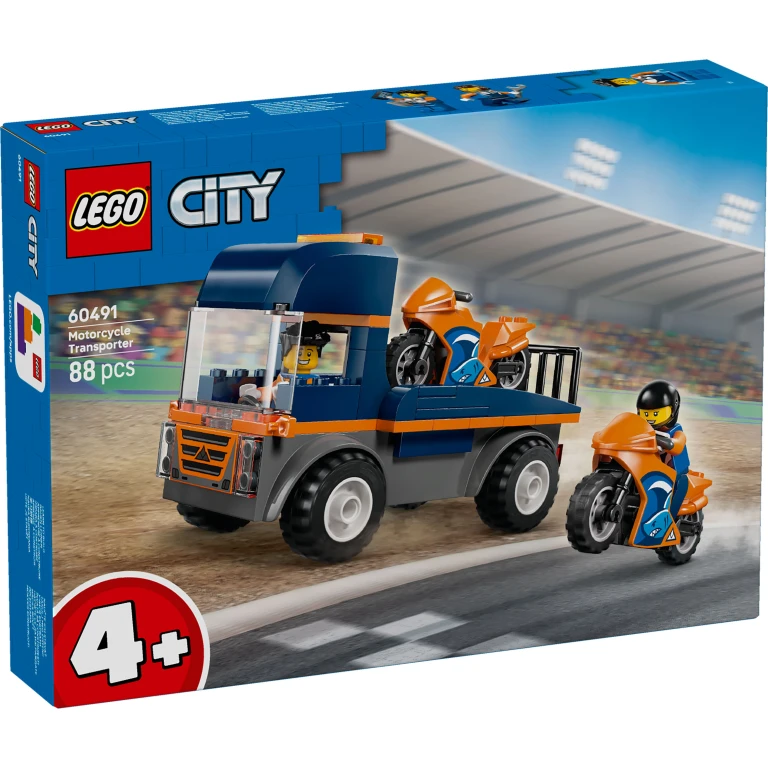 LEGO City Transportwagen voor Motoren - 1 stuk