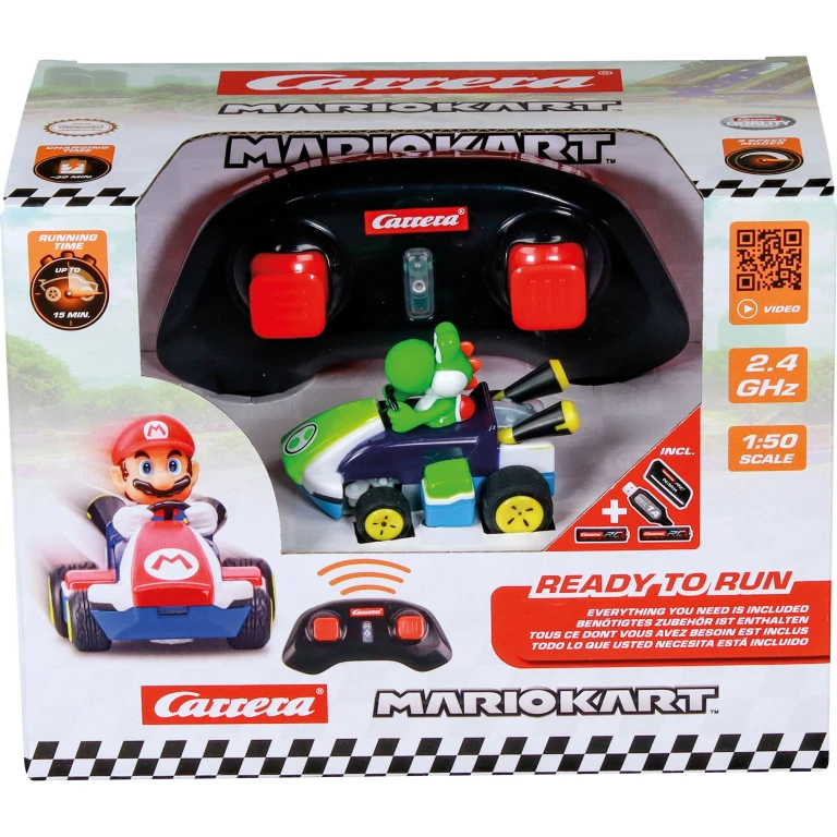 Carrera Nintendo Yoshi Mini 1:50 RC-auto (1 stuk)