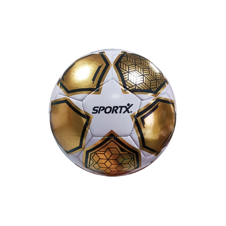 SportX Mini Voetbal 16 cm Metallic PVC - 1 stuk