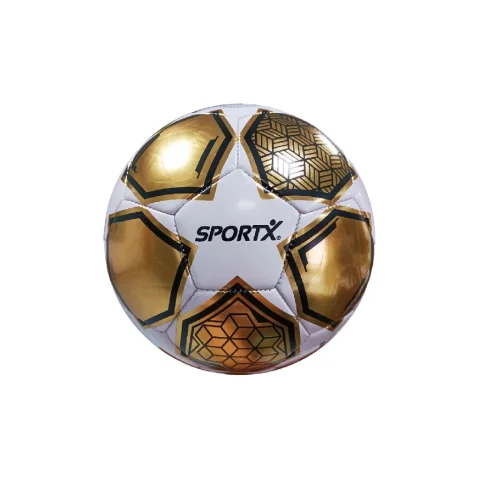 SportX Mini Voetbal Gold White Star 160-180gr