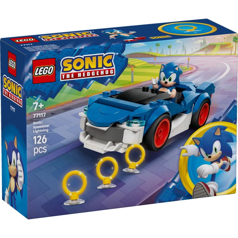 LEGO Bouwset Sonic Auto Speed Star Lightning 1 stuk