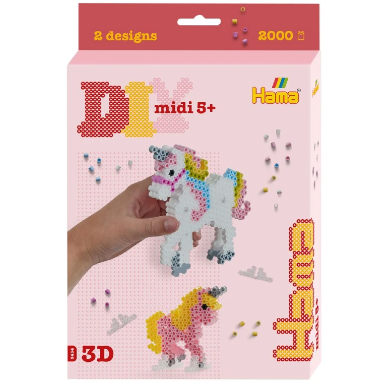 HAMA Strijkkralenset Unicorns - 2000 kralen - 1 stuk