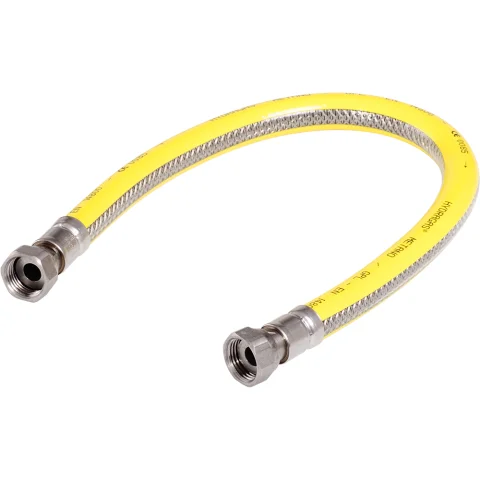 Raminex gasslang 75cm RVS flexibel PVC - 73.001