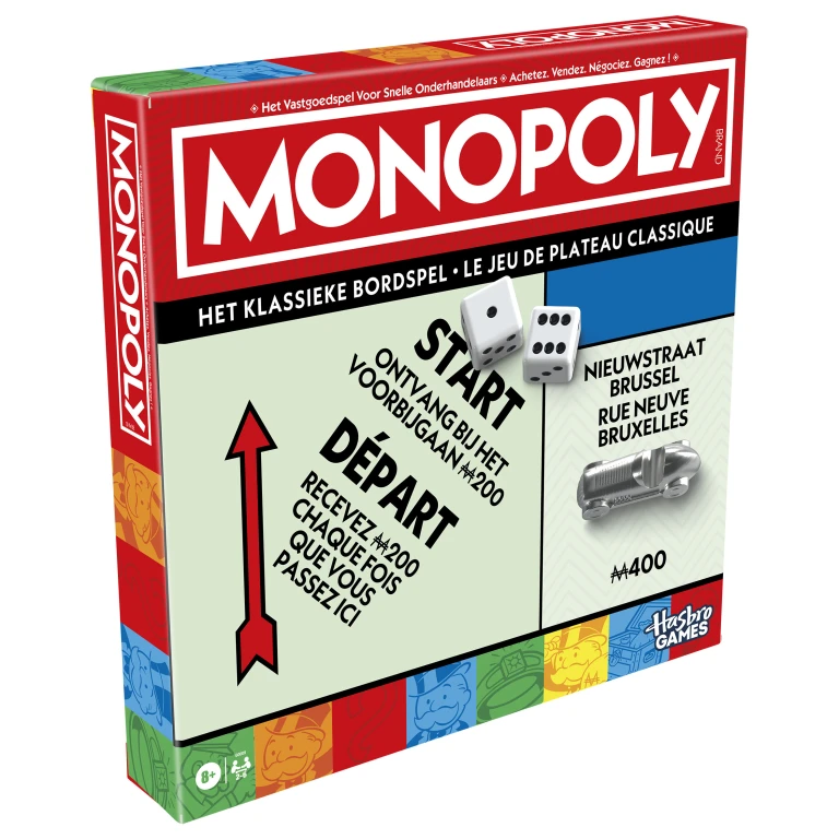 Gezelschapsspel Monopoly Klassiek Refresh - 1 stuk