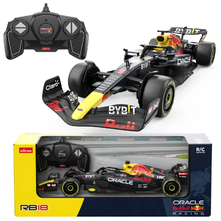 Rastar RC F1 Oracle Red Bull RB18 Schaal 1:18 Afstandsbestuurbare Auto