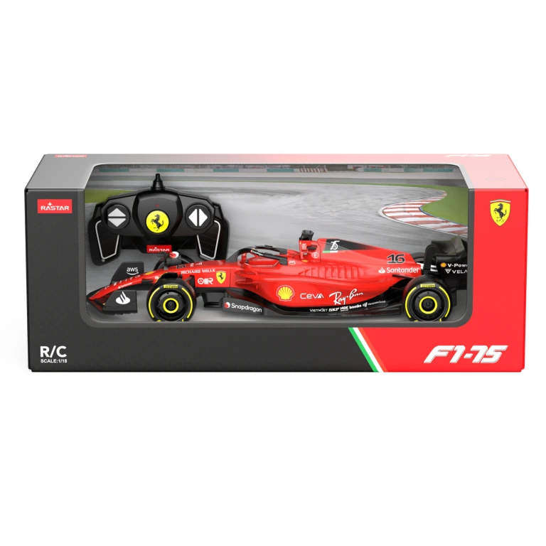 Rastar RC F1 Ferrari 75 Schaal 1:18 Afstandsbestuurbare Auto - 1 stuk