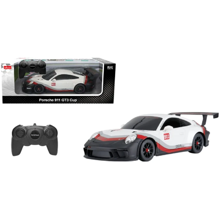 Rastar RC Porsche 911 GT3 CUP 1:18 Bestuurbare Auto - 1 stuk