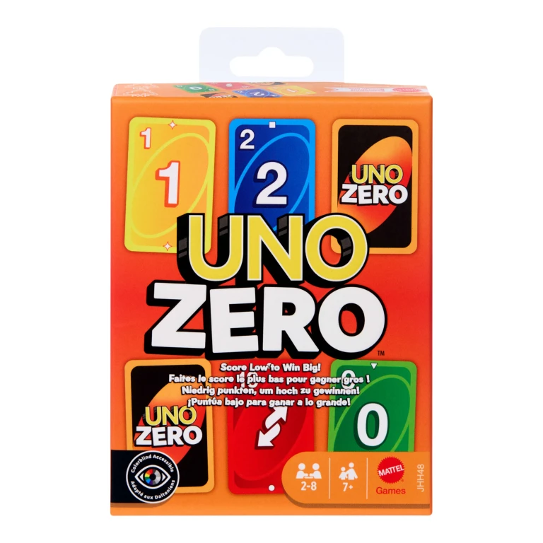 Mattel Uno Zero Kaartspel - 1 stuk