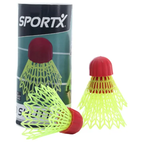 SportX Speed Badminton Shuttles 3 in koker FSC