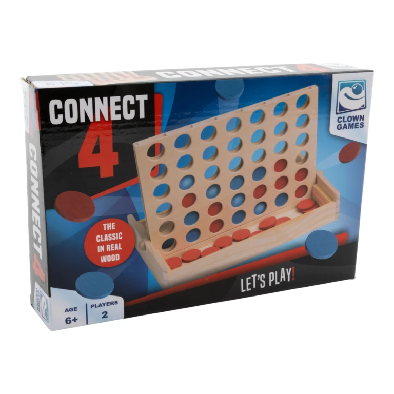 Clown Games Houten Connect 4 FSC Bordspel - 1 stuk