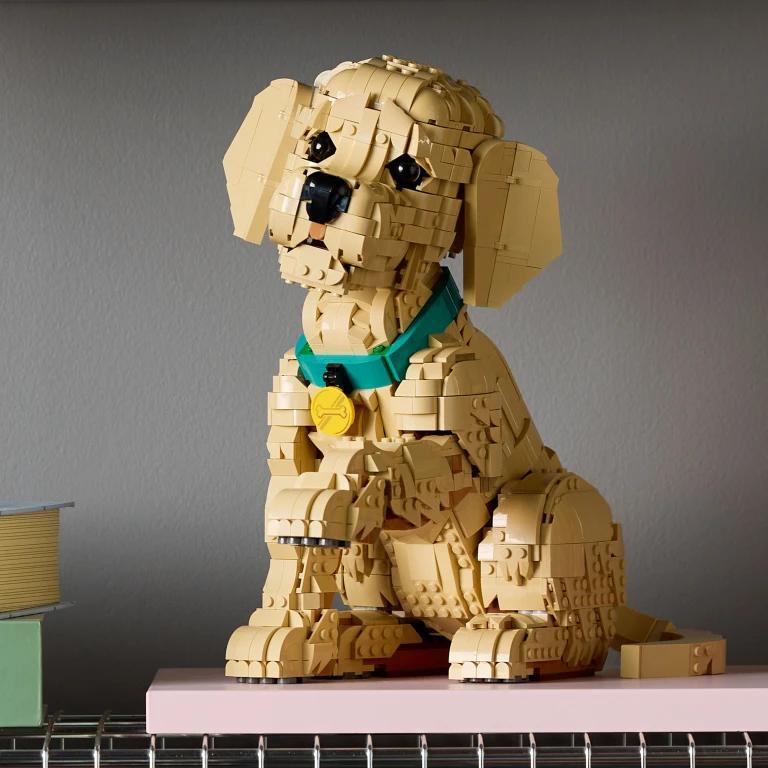 LEGO Bouwset Icons Golden Retriever Puppy 1 stuk