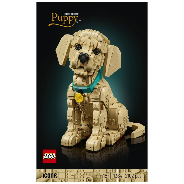LEGO Bouwset Icons Golden Retriever Puppy 1 stuk
