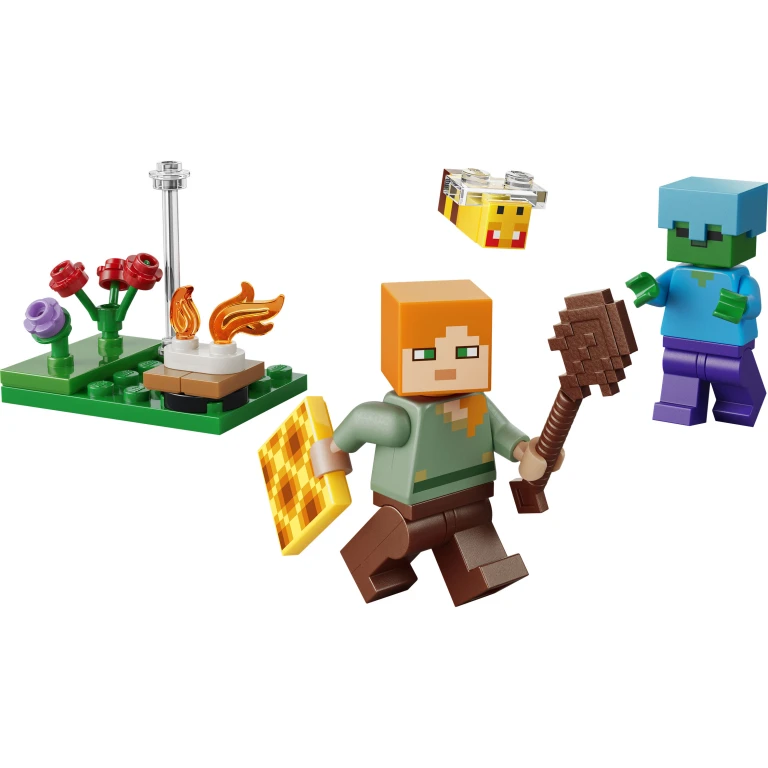 Lego Minecraft Alex Bij Het Kampvuur Bouwset - 1 stuk