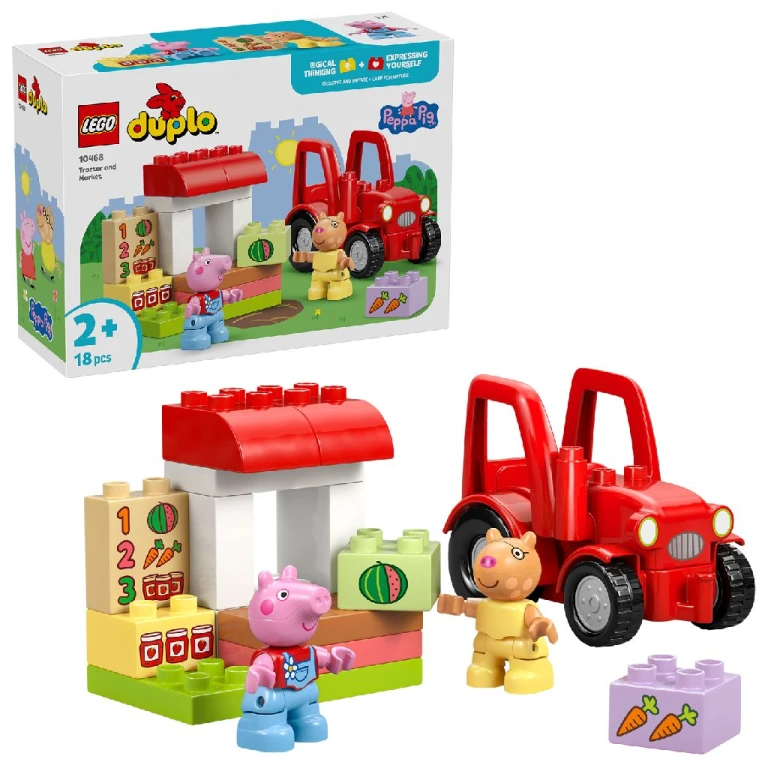 LEGO Duplo Peppa Pig Tractor en Marktkraam - 1 stuk