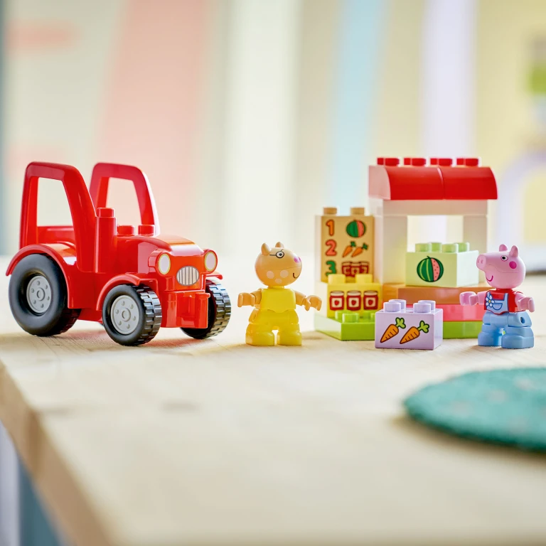 LEGO Duplo Peppa Pig Tractor en Marktkraam - 1 stuk